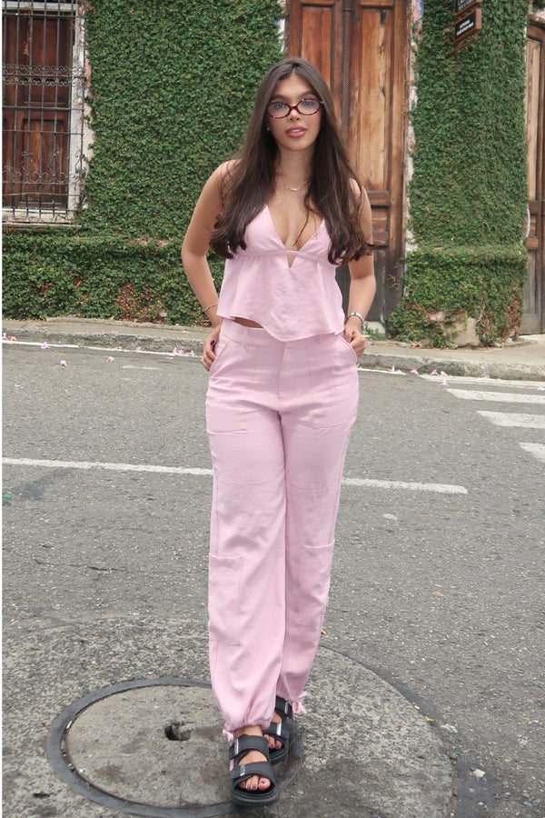 PANTALON AIRY ROSADO