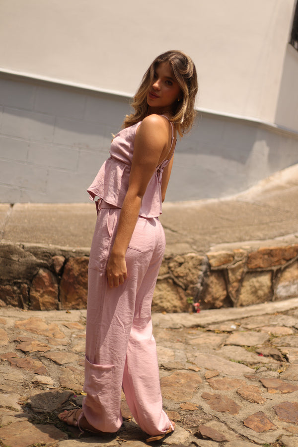 PANTALON AIRY ROSADO