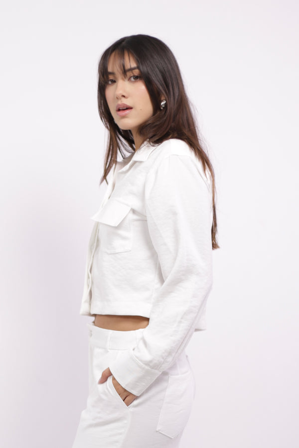 BLAZER GARDENIA BLANCO HUESO