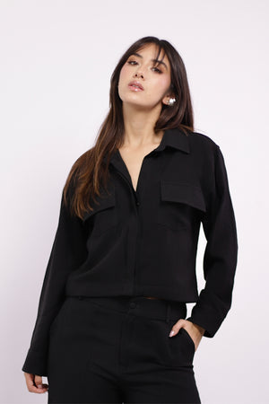 BLAZER GARDENIA NEGRO