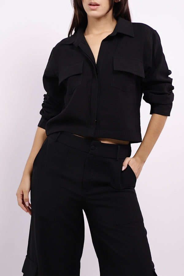 BLAZER GARDENIA NEGRO