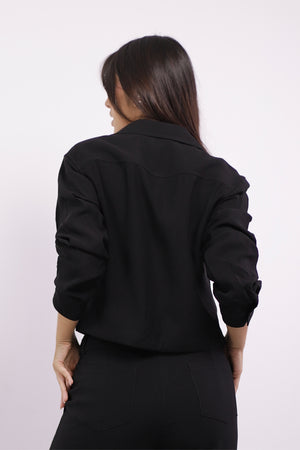 BLAZER GARDENIA NEGRO