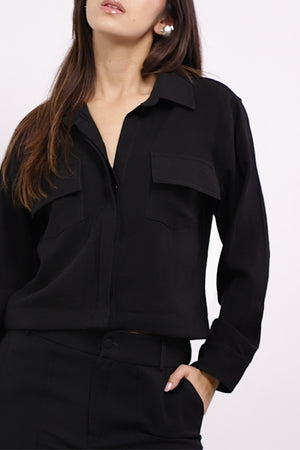 BLAZER GARDENIA NEGRO