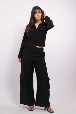 BLAZER GARDENIA NEGRO