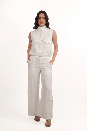 GOLDEN VEST BLANCO HUESO