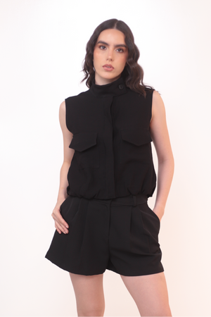 GOLDEN VEST NEGRO