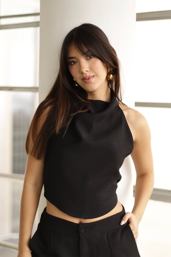 BLUSA LUZ DE TROPICO NEGRO