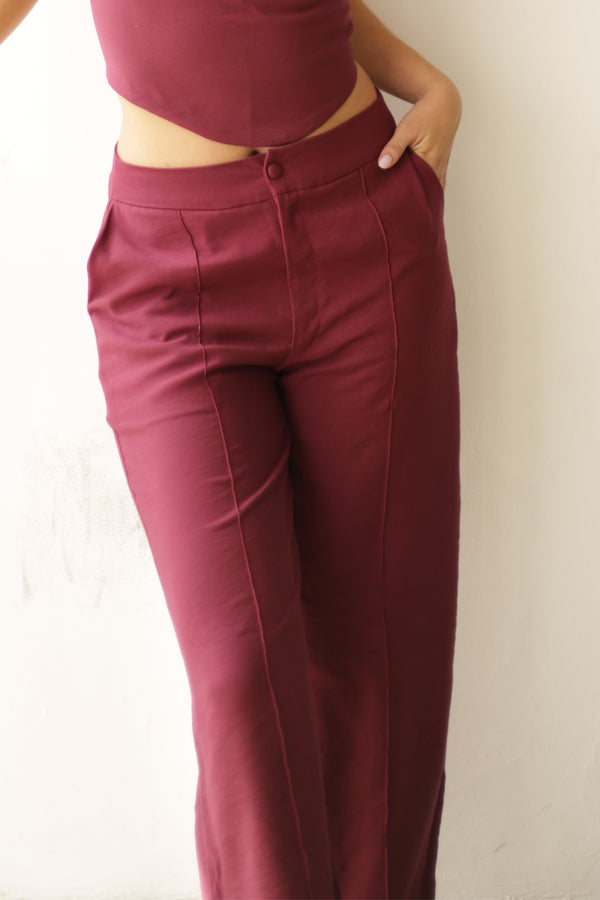 PANTALON BARELA VINO TINTO
